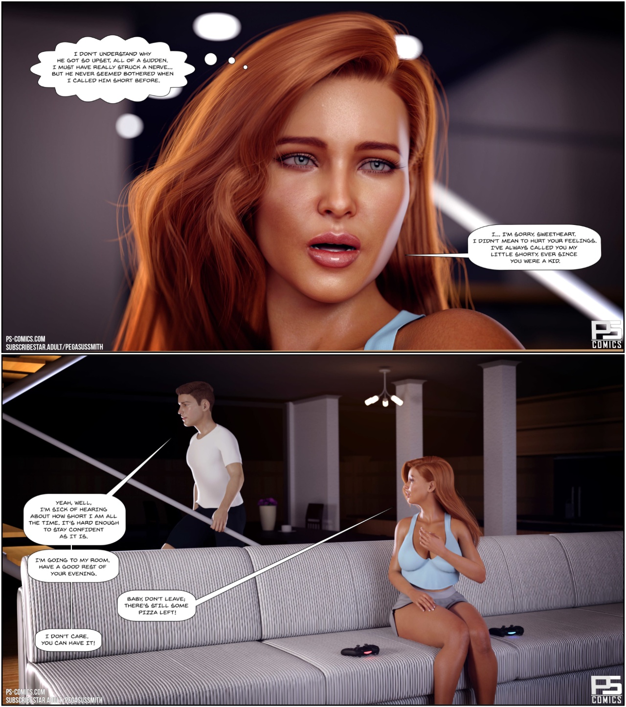 Jennifer And The Short King Porn Comics english 10