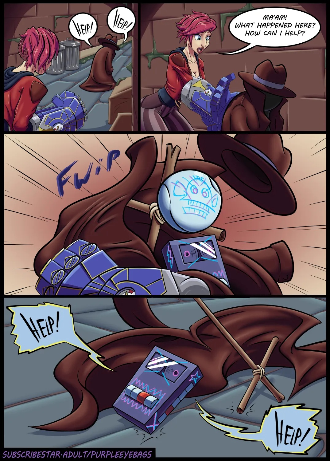 JINX, Resisting Arrest Porn Comics english 04