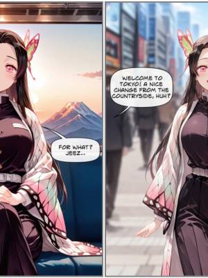 Kanae Kocho Goes To City Porn Comics english 02