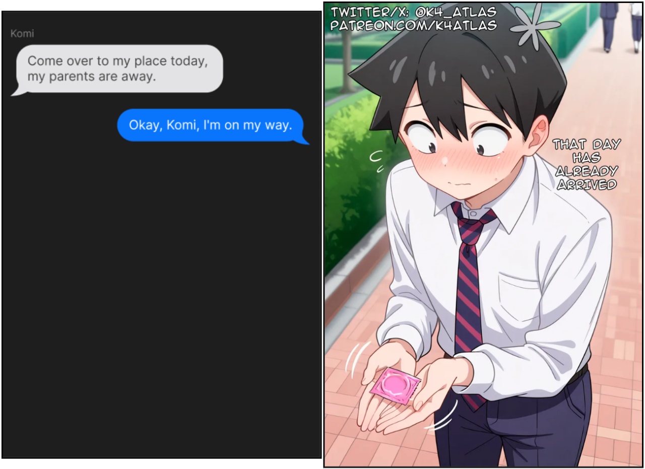 KOMI X BBC By K4ATLAS Porn Comics english 25