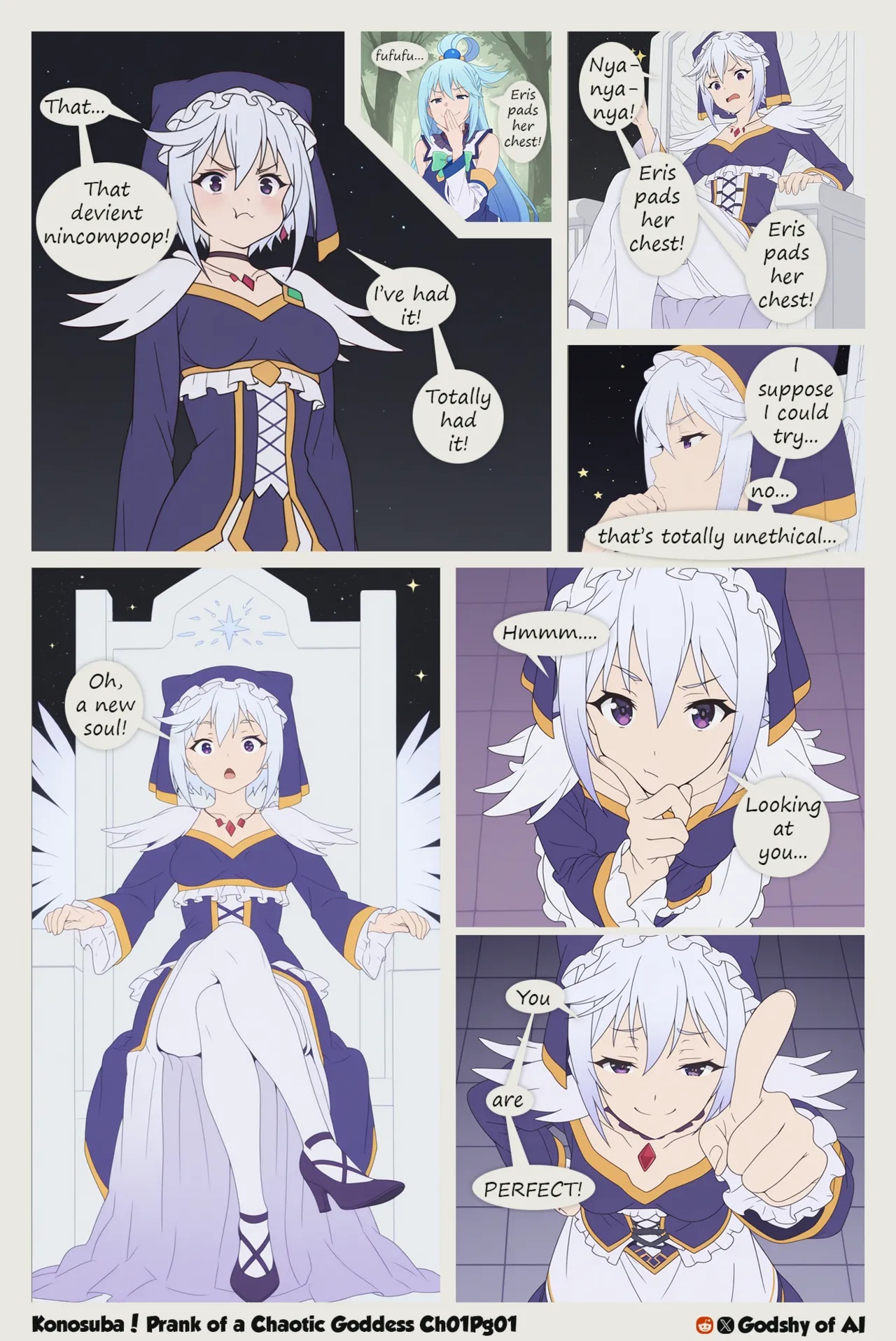 Konosuba! Prank Of a Chaotic Goddess Porn Comics english 02