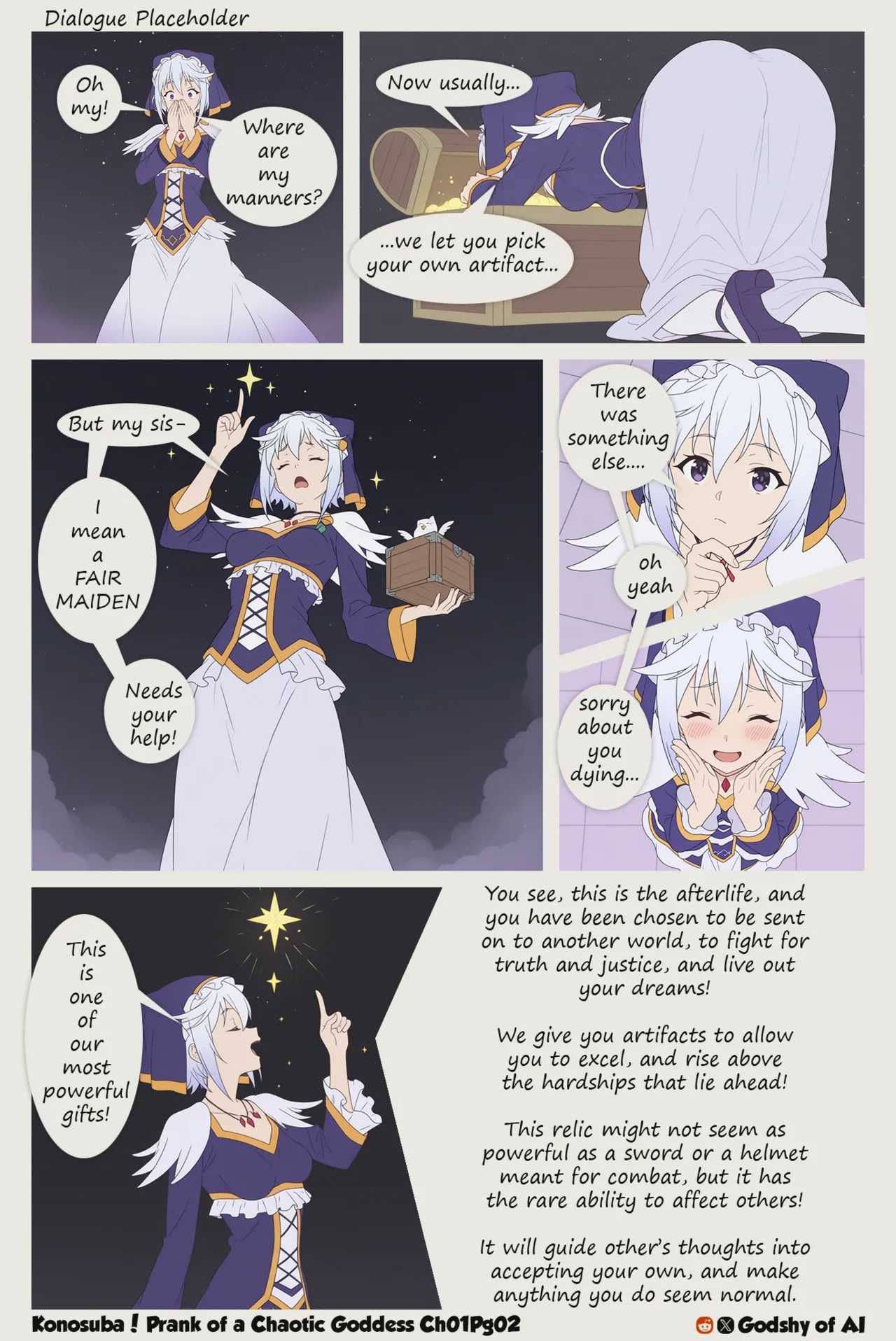 Konosuba! Prank Of a Chaotic Goddess Porn Comics english 03