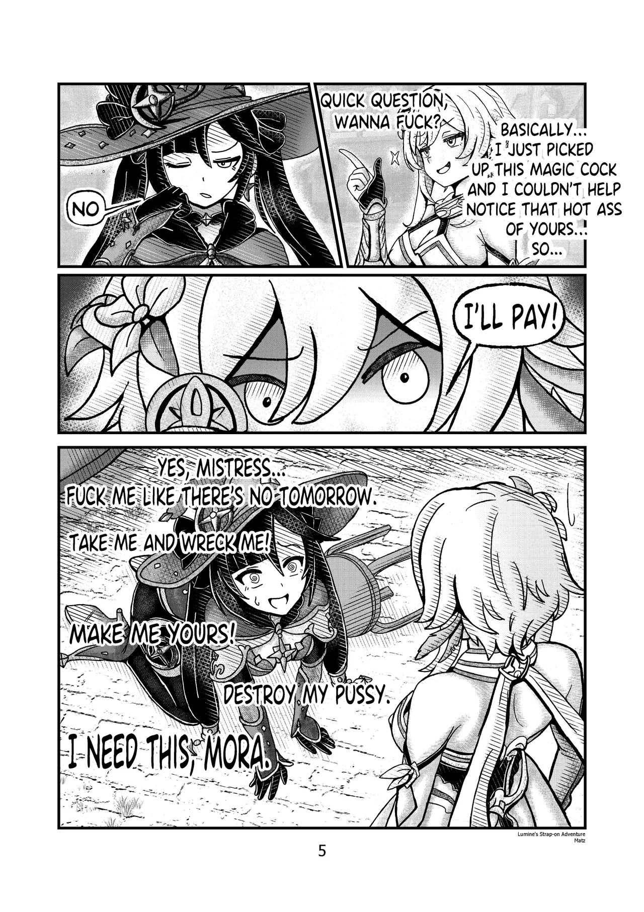 Lumine's Strap-on Adventure Porn Comics english 06