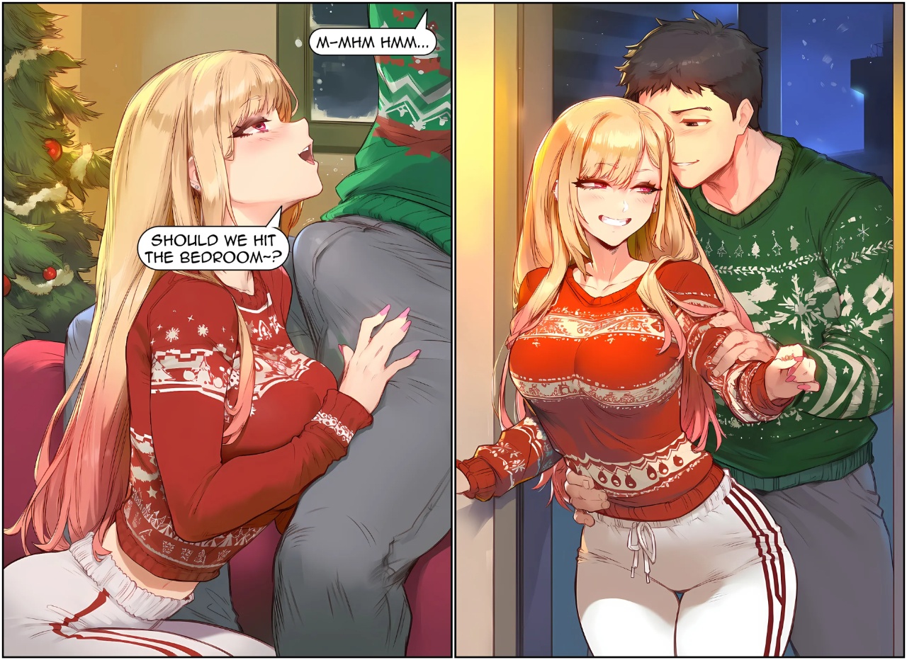 Marin Christmas By Aksn Porn Comics english 04