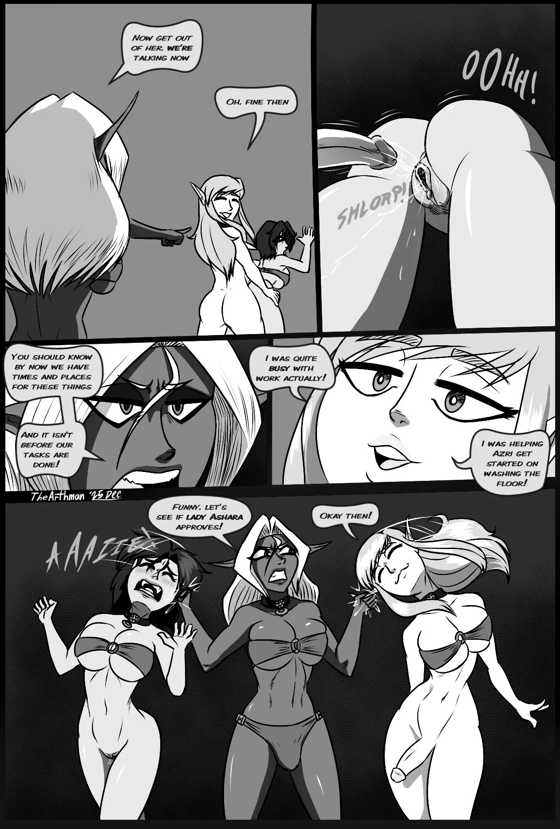 Nightly Duties Porn Comics english 04