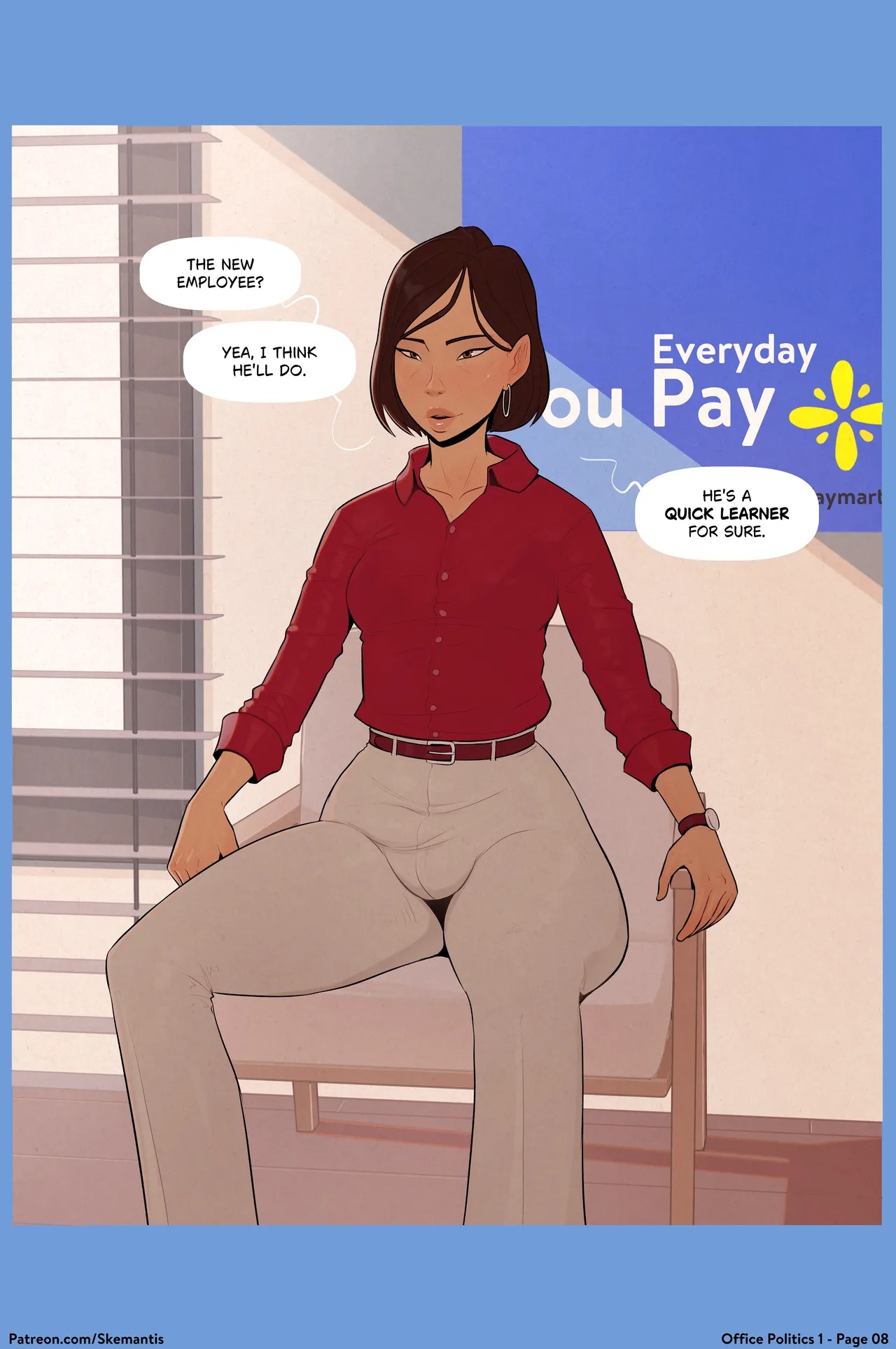 Office Politics By Skemantis Porn Comics english 08