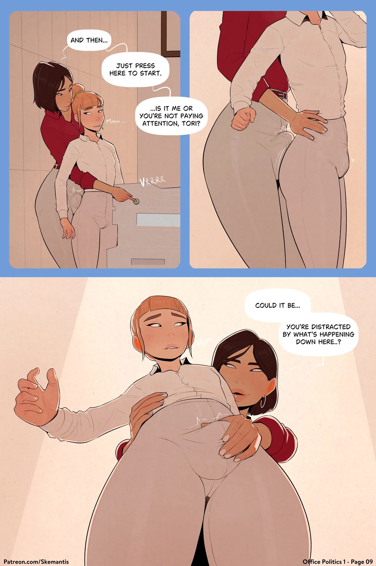 Office Politics By Skemantis Porn Comics english 09