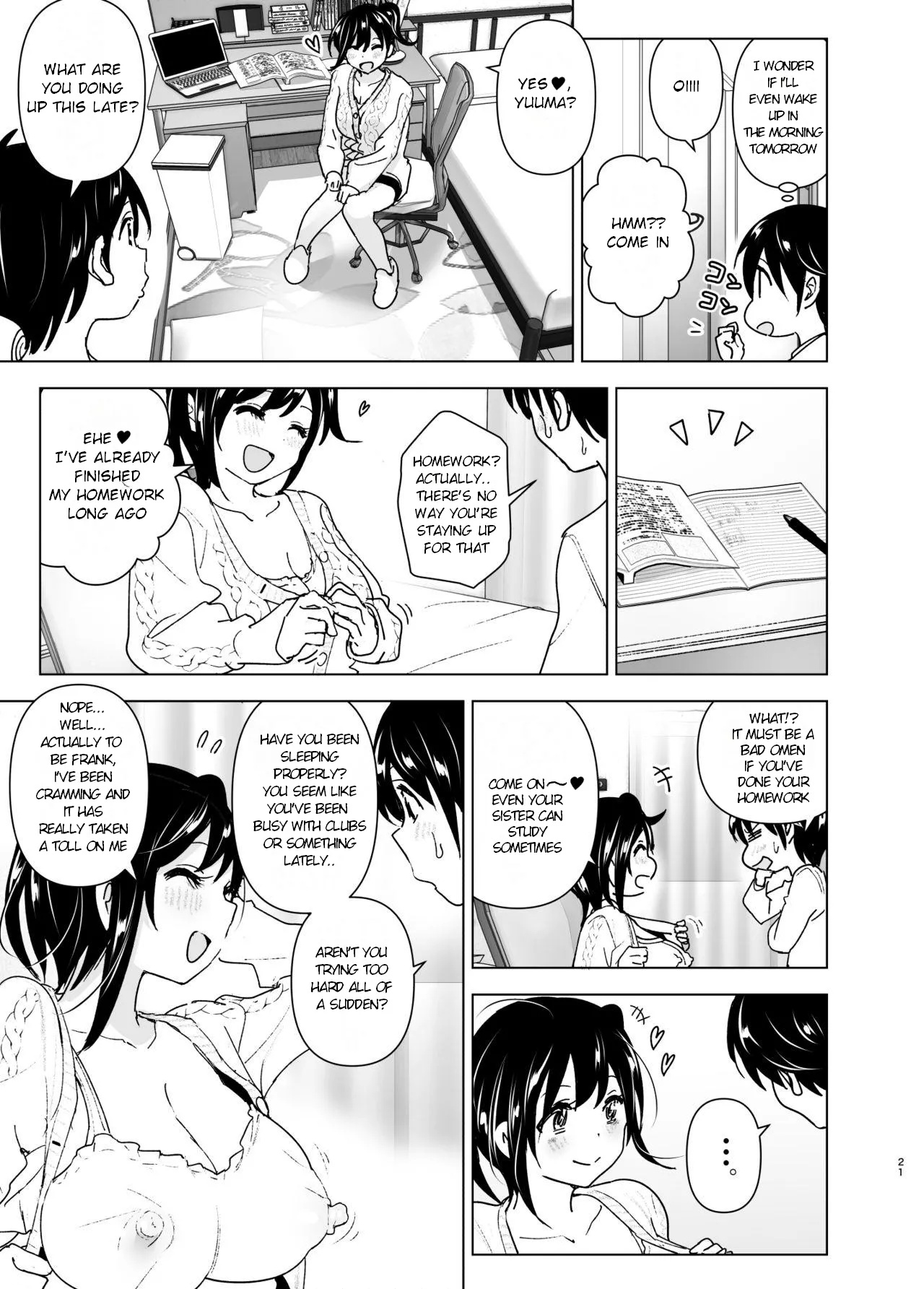 Older Sister And Complaint Listening Younger Brother Porn Comics english 20