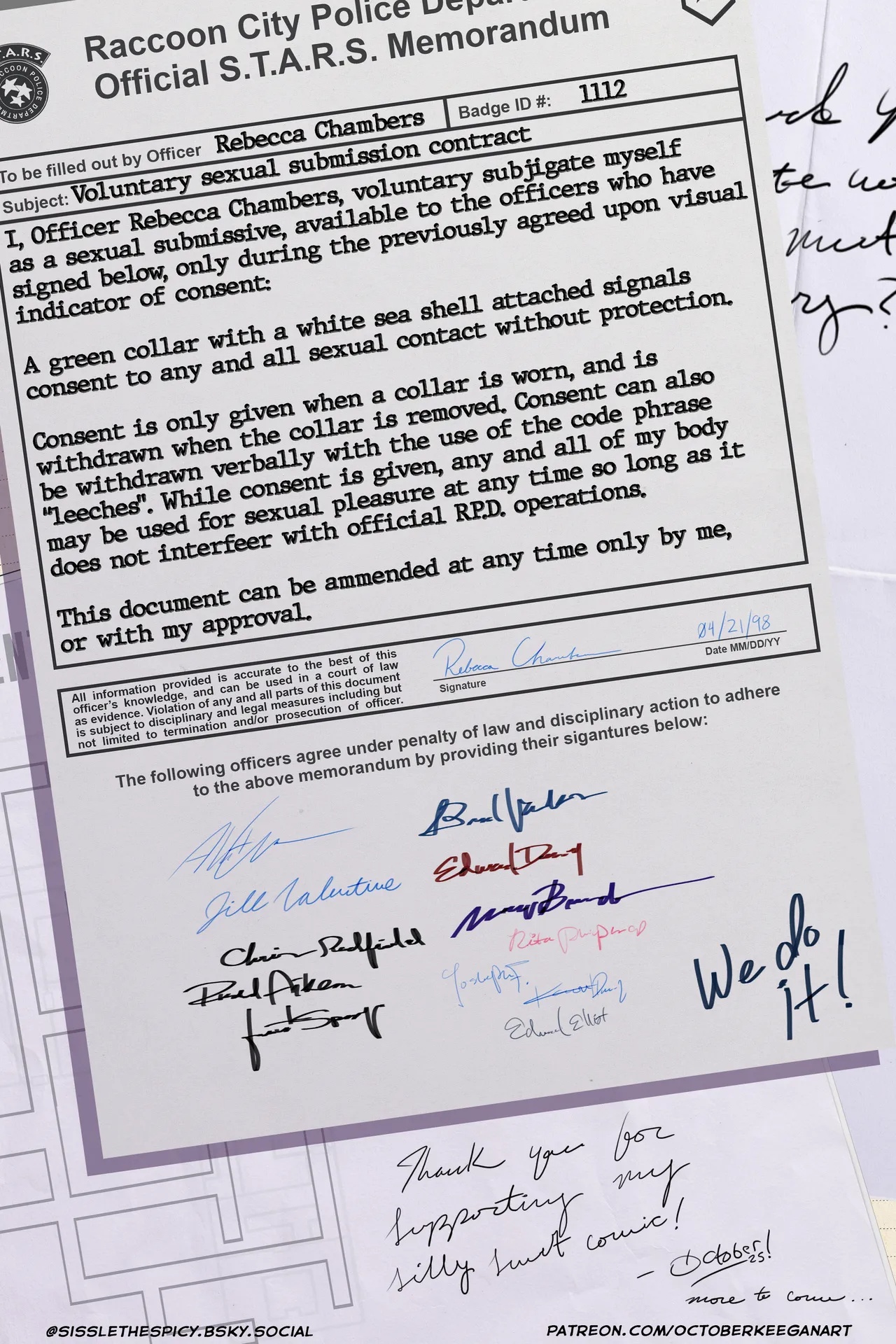 S.T.A.R.S. Office Party Porn Comics english 19