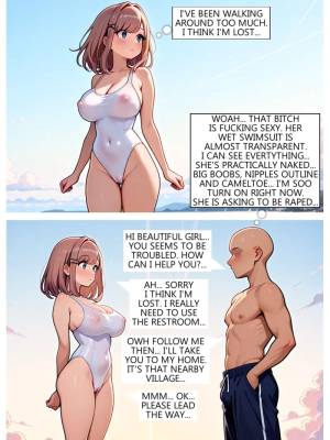 Suzuhara Lulu Sunset Beach Encouter Porn Comics english 02
