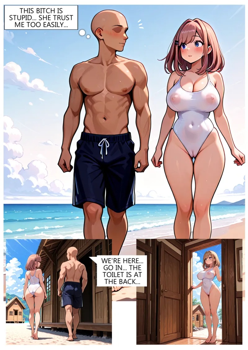 Suzuhara Lulu Sunset Beach Encouter Porn Comics english 03
