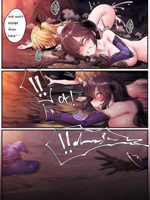 Teyvat Gravure Part 10: Mona & Fischl GOBLIN Impact Porn Comics english 10