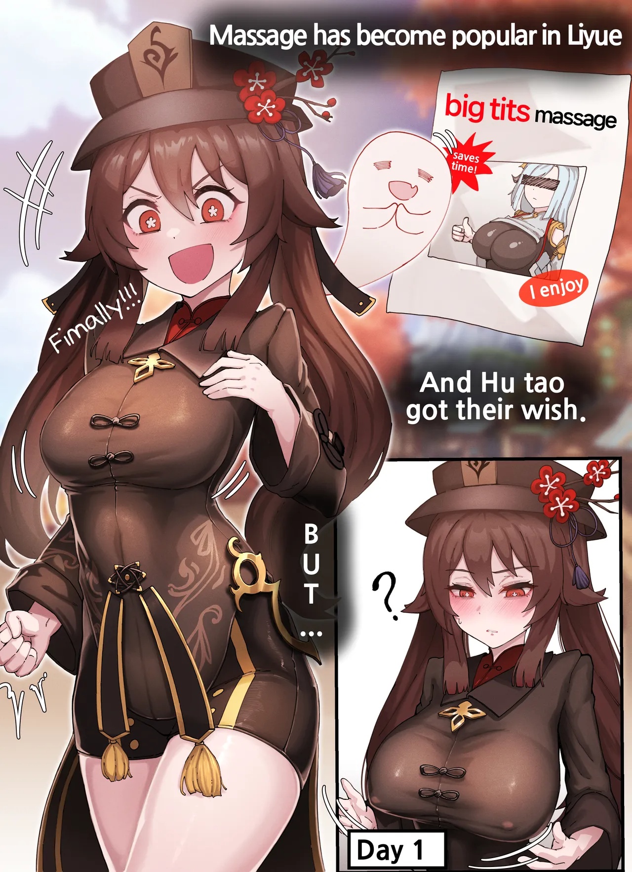 Teyvat Gravure Part 6: Hu Tao Porn Comics english 02