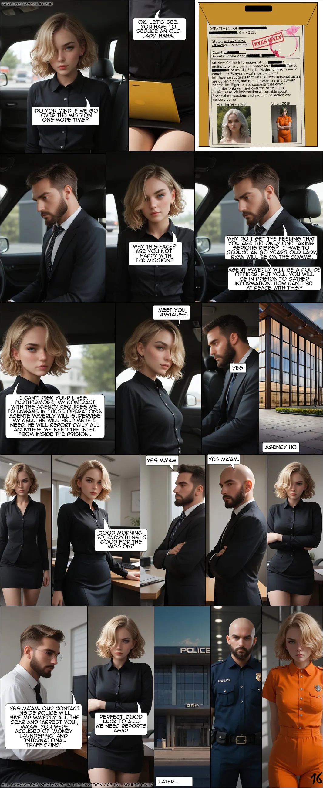 The Secret Agency Porn Comics english 17