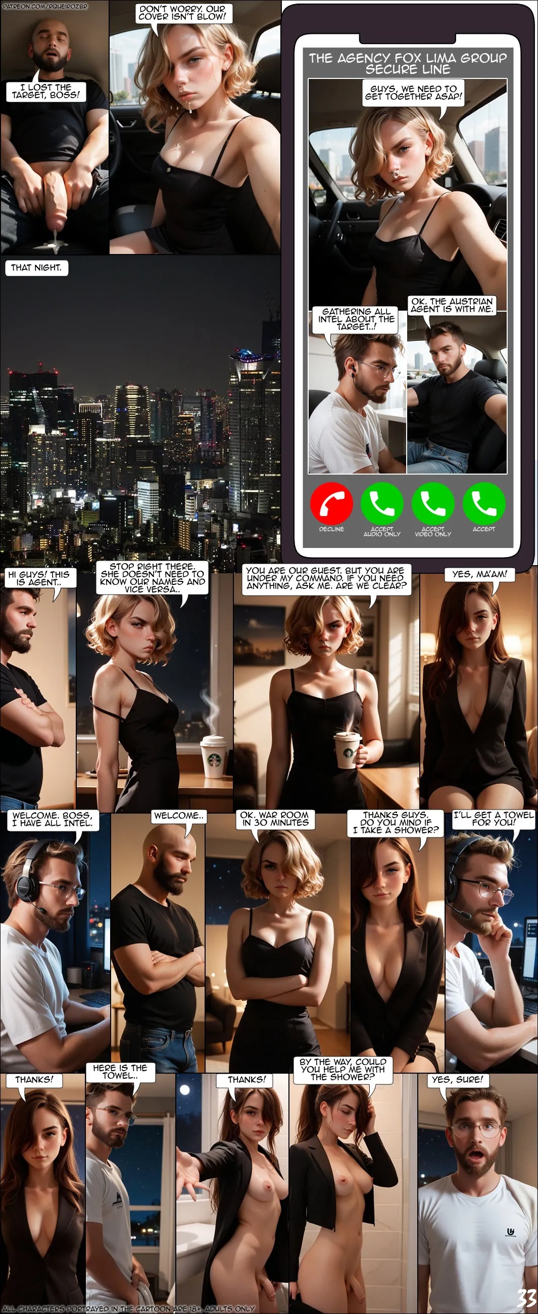 The Secret Agency Porn Comics english 34