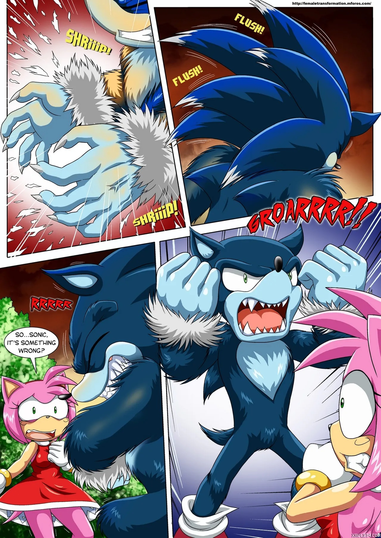 The Werehog By Mobius Unleashed Porn Comics english 04
