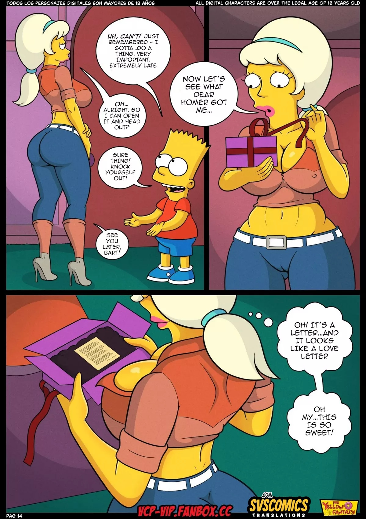 The Yellow Fantasy Part 19: Marge's Revenge Porn Comics english 12