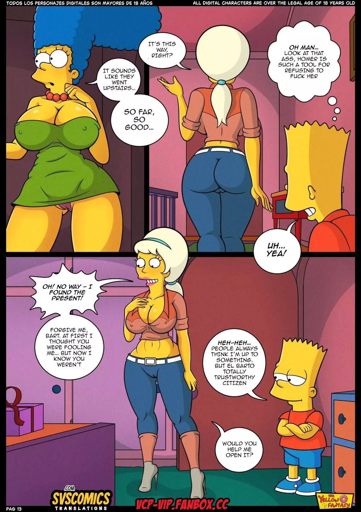 The Yellow Fantasy Part 19: Marge's Revenge Porn Comics english 13