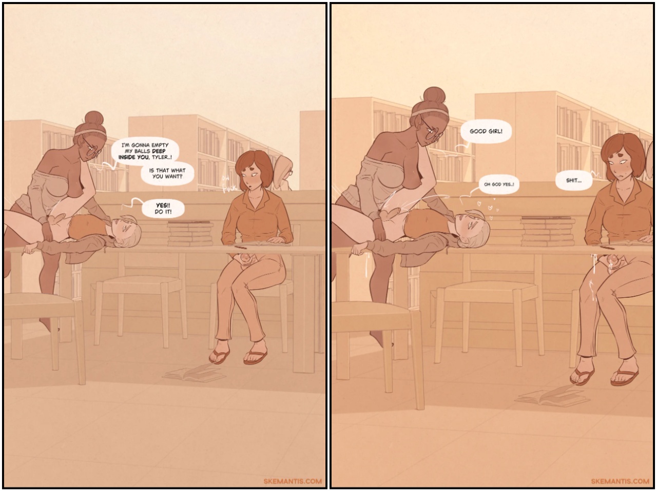 Tyler At The Library Porn Comics english 10