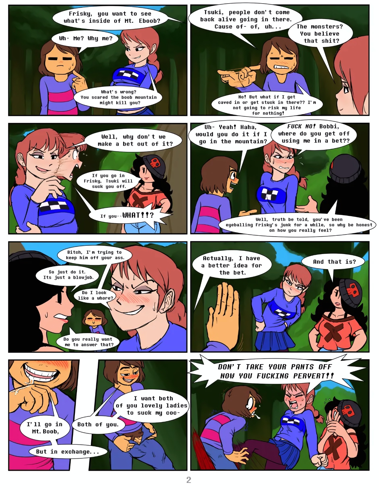 Under(her)tail: Monster-Girl Edition Part 1 Porn Comics english 04