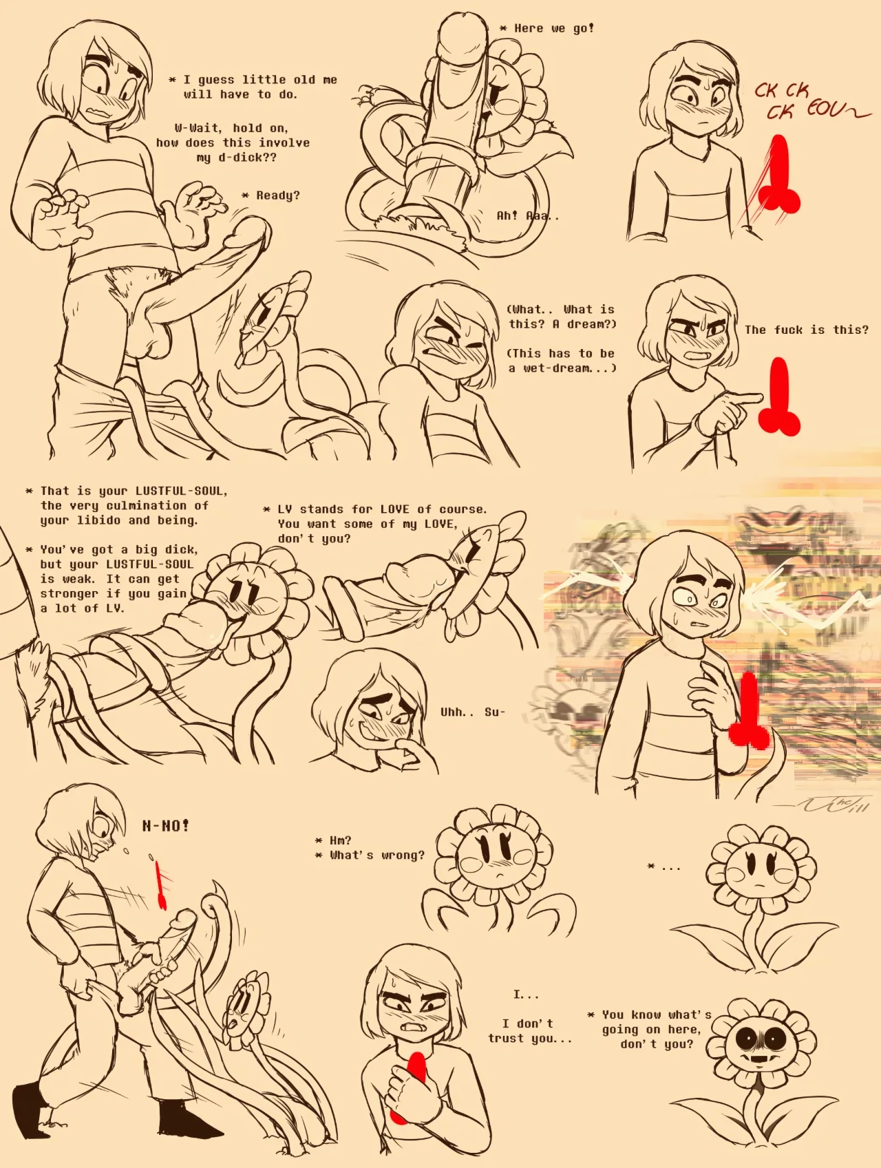 Under(her)tail: Monster-Girl Edition Part 1 Porn Comics english 08