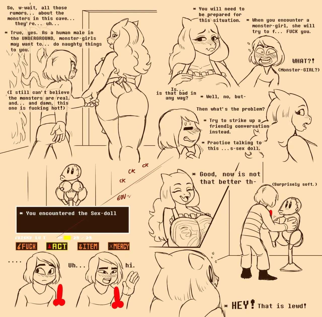 Under(her)tail: Monster-Girl Edition Part 1 Porn Comics english 10