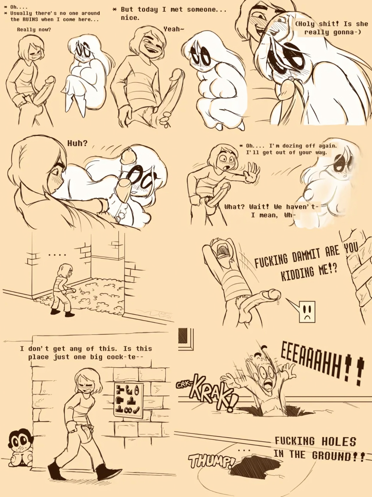 Under(her)tail: Monster-Girl Edition Part 1 Porn Comics english 13