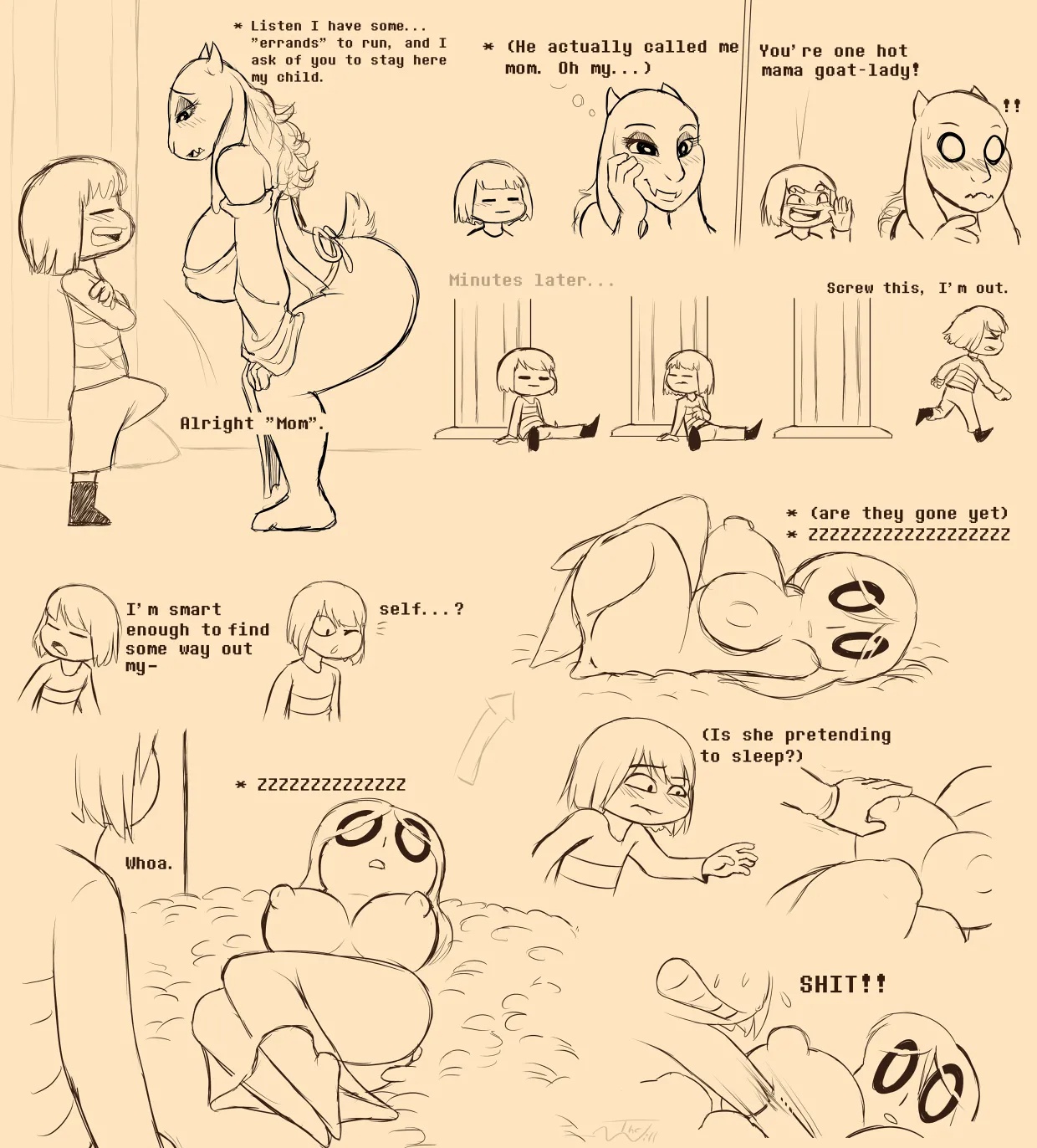 Under(her)tail: Monster-Girl Edition Porn Comics english 09