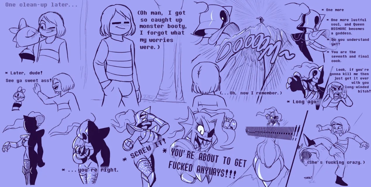 Under(her)tail: Monster-Girl Edition Porn Comics english 102