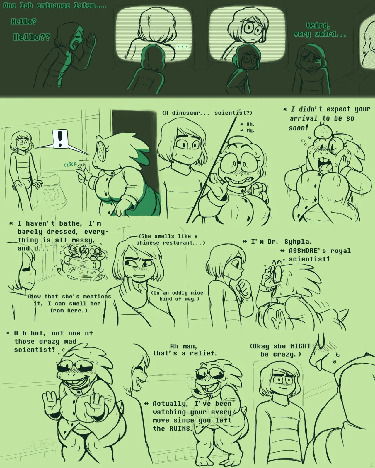 Under(her)tail: Monster-Girl Edition Porn Comics english 107