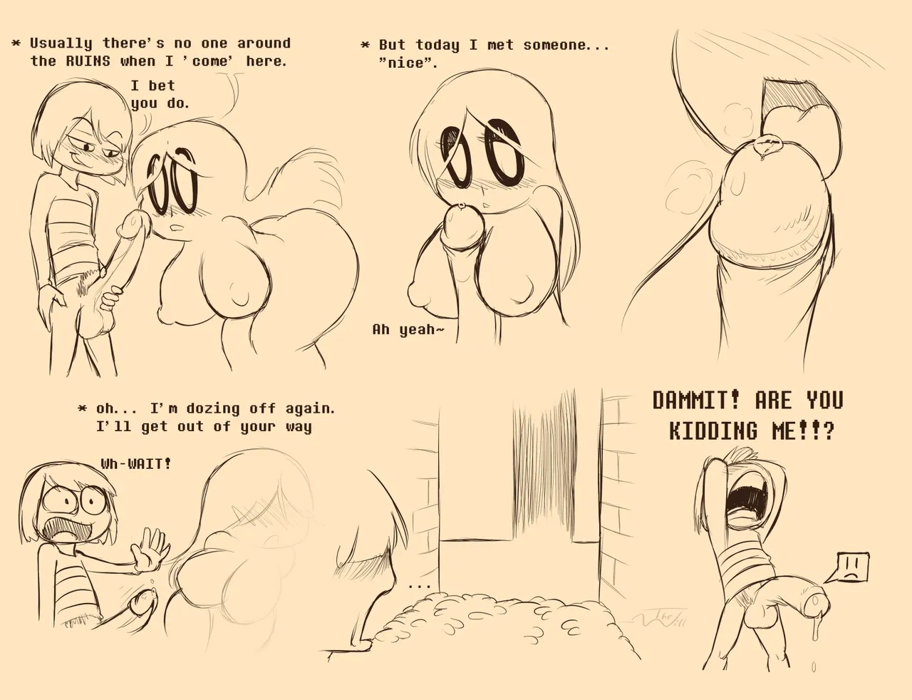 Under(her)tail: Monster-Girl Edition Porn Comics english 11