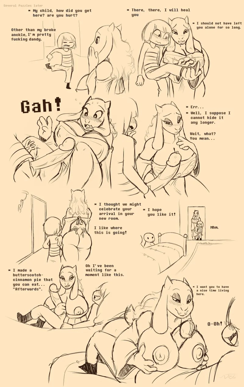 Under(her)tail: Monster-Girl Edition Porn Comics english 12