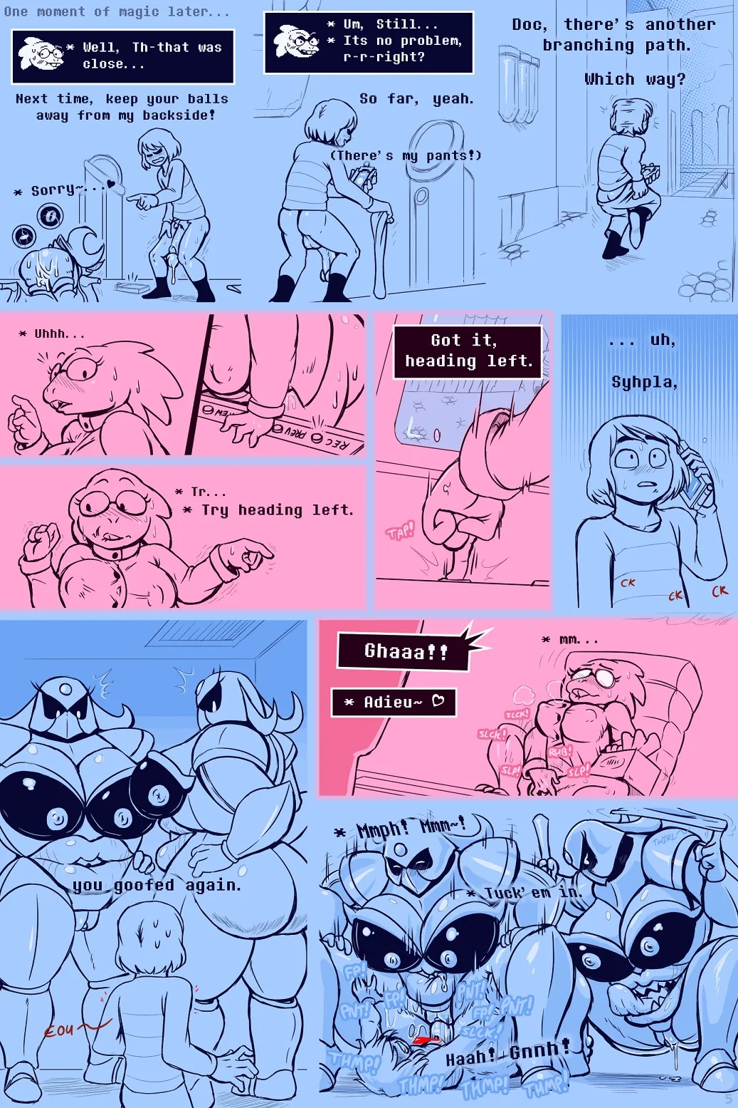 Under(her)tail: Monster-Girl Edition Porn Comics english 163