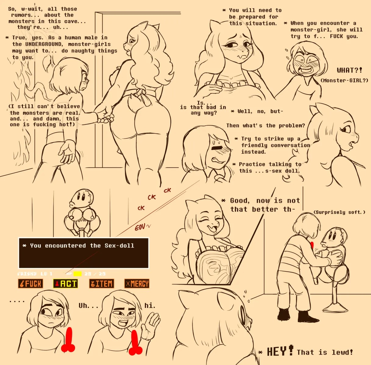 Under(her)tail: Monster-Girl Edition Porn Comics english 33