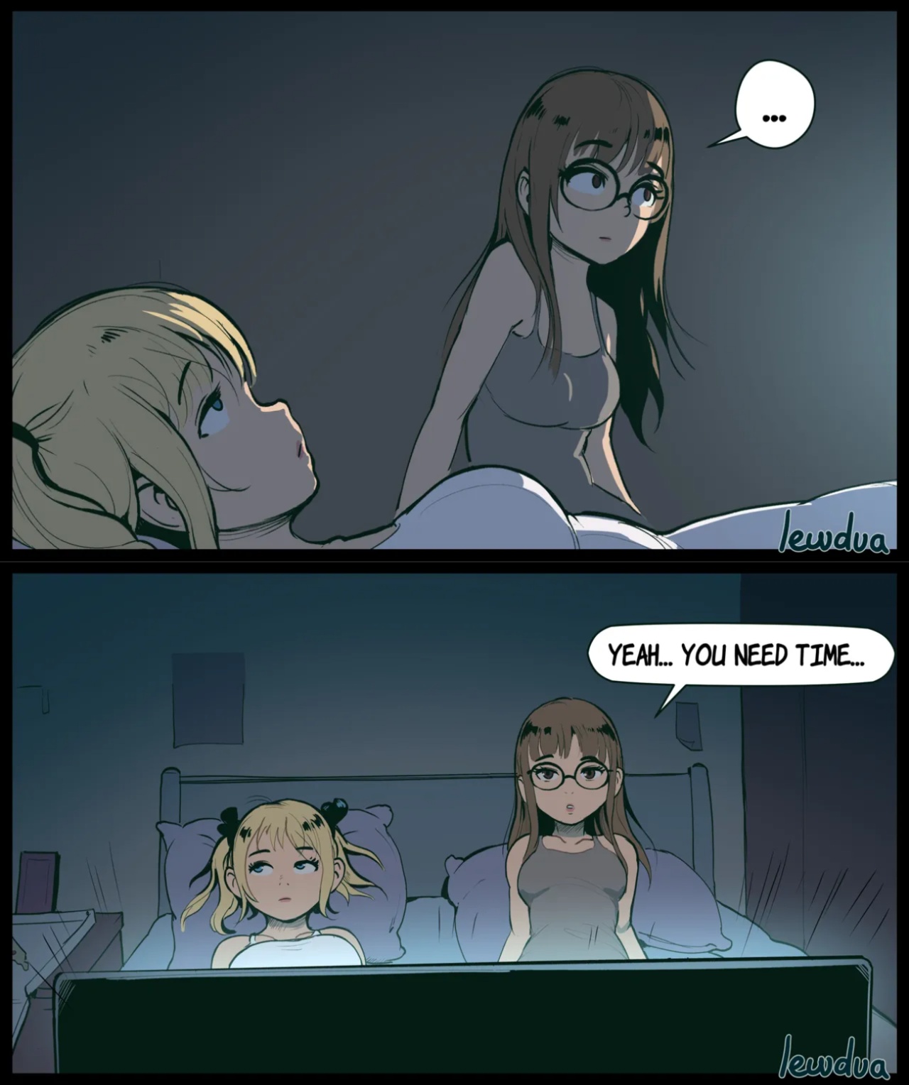 Watching a Series: Nessie and Karen Porn Comics english 02