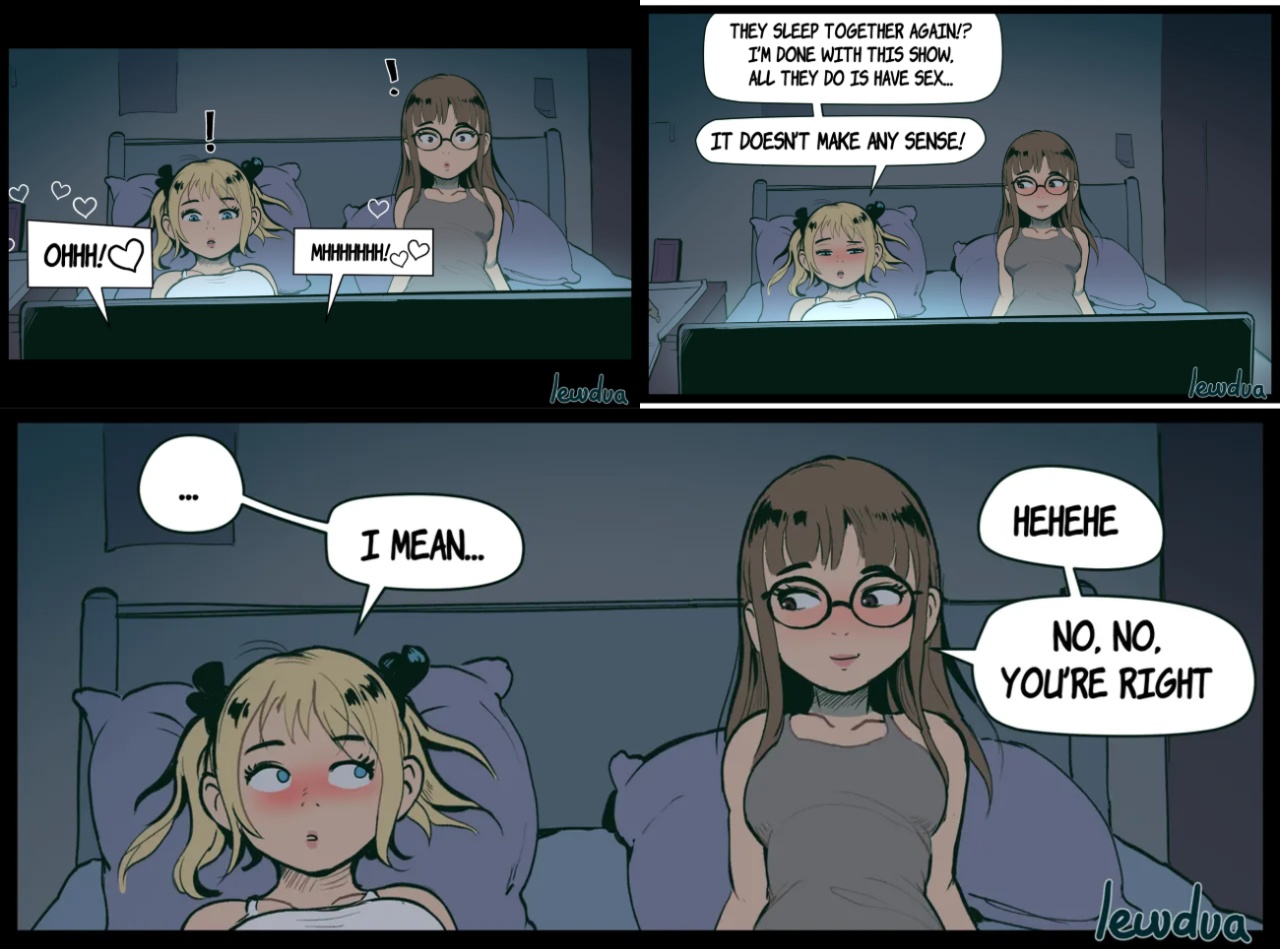 Watching a Series: Nessie and Karen Porn Comics english 03