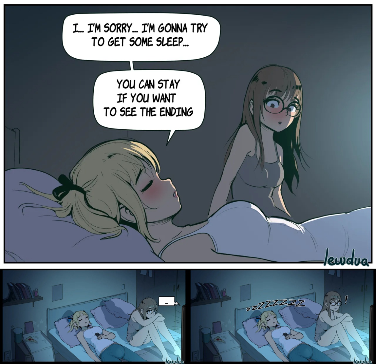 Watching a Series: Nessie and Karen Porn Comics english 04