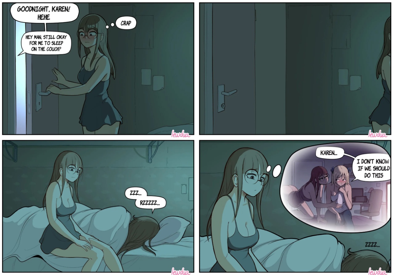 Watching a Series: Nessie and Karen Porn Comics english 23