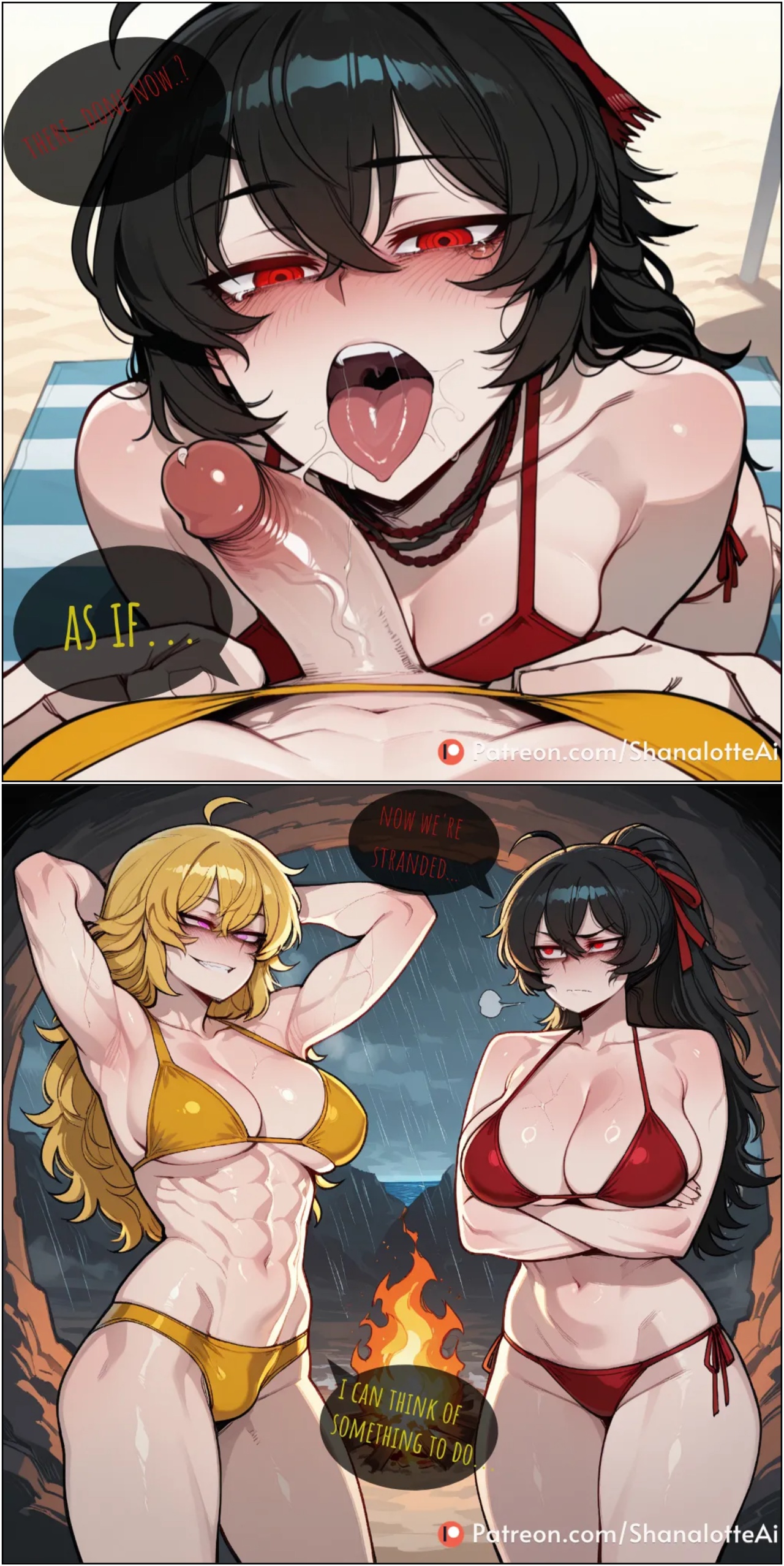 Yang Xiao Long x Raven Branwen Porn Comics english 07