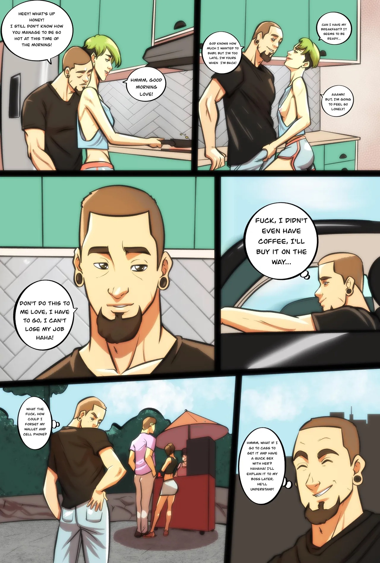 A Lonely Housewife Porn Comics english 02