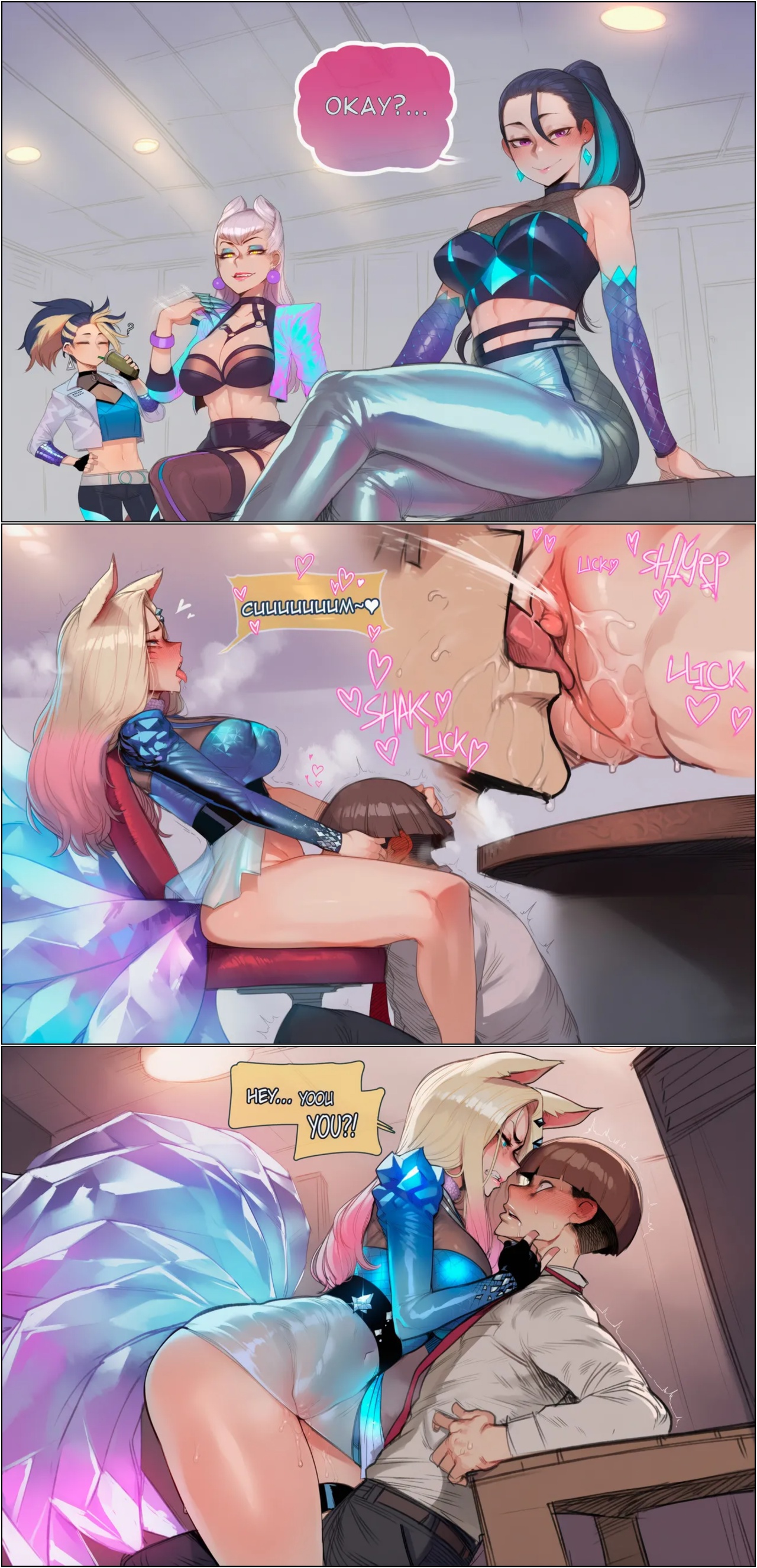 Ahri And Her Annoying Super Fan Porn Comics english 07