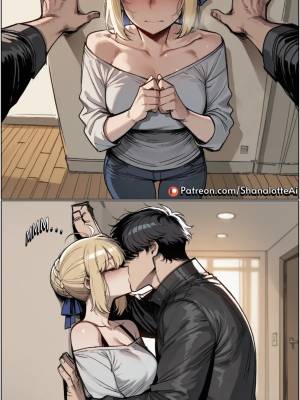 AI Generated: Artoria Pendragon By ShanalotteAI Porn Comics english 02