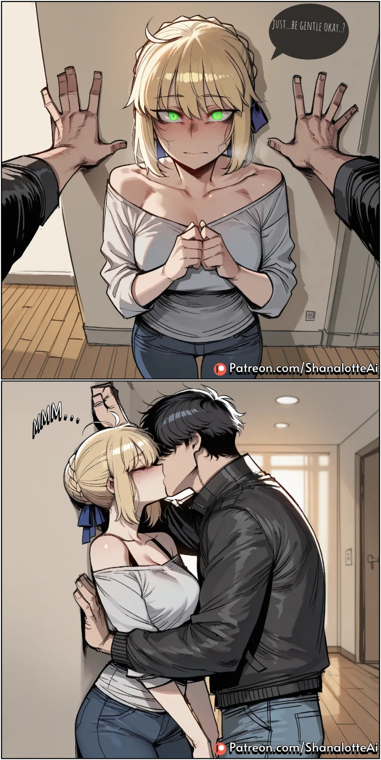 AI Generated: Artoria Pendragon By ShanalotteAI Porn Comics english 02