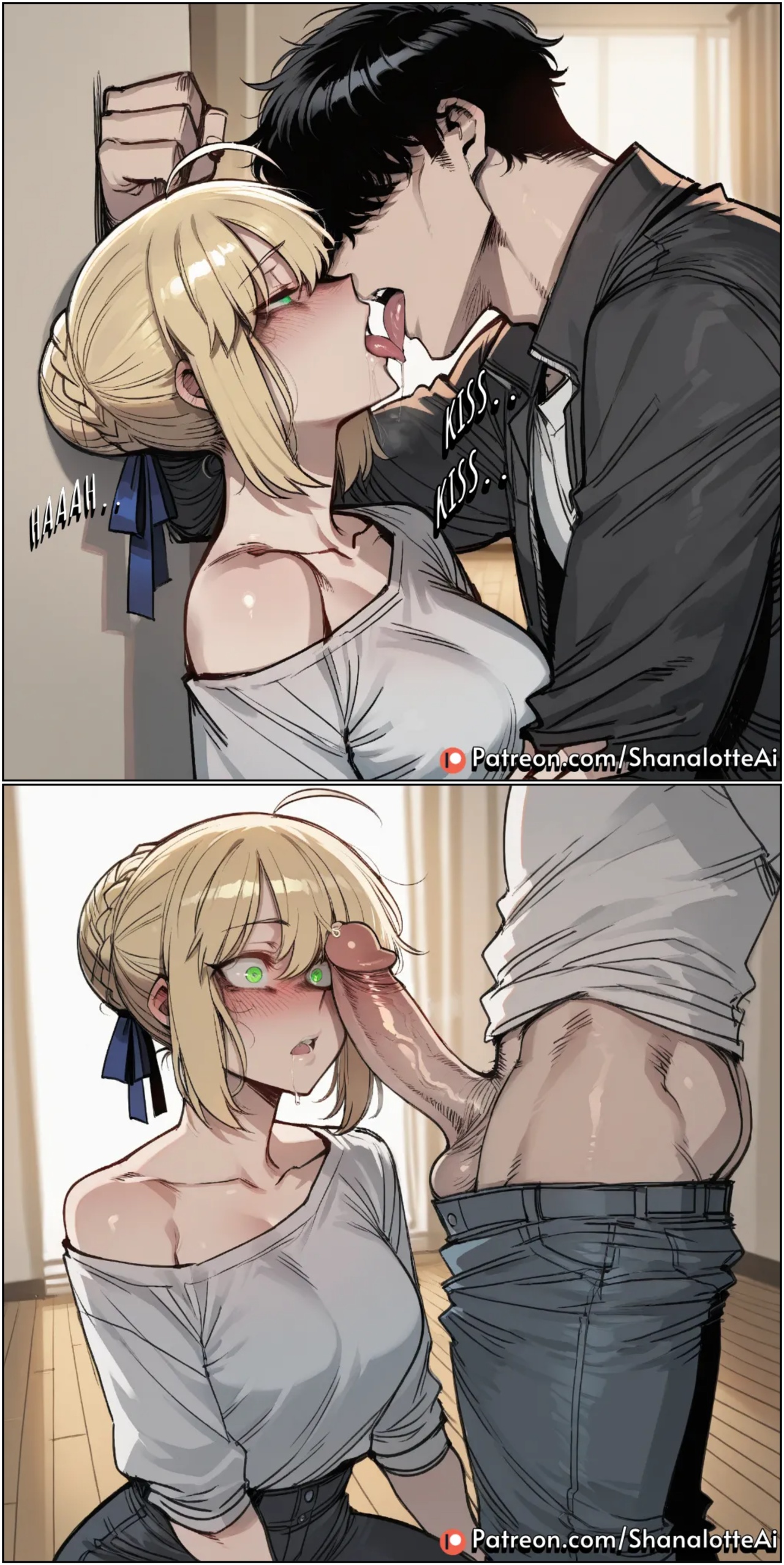 AI Generated: Artoria Pendragon By ShanalotteAI Porn Comics english 03