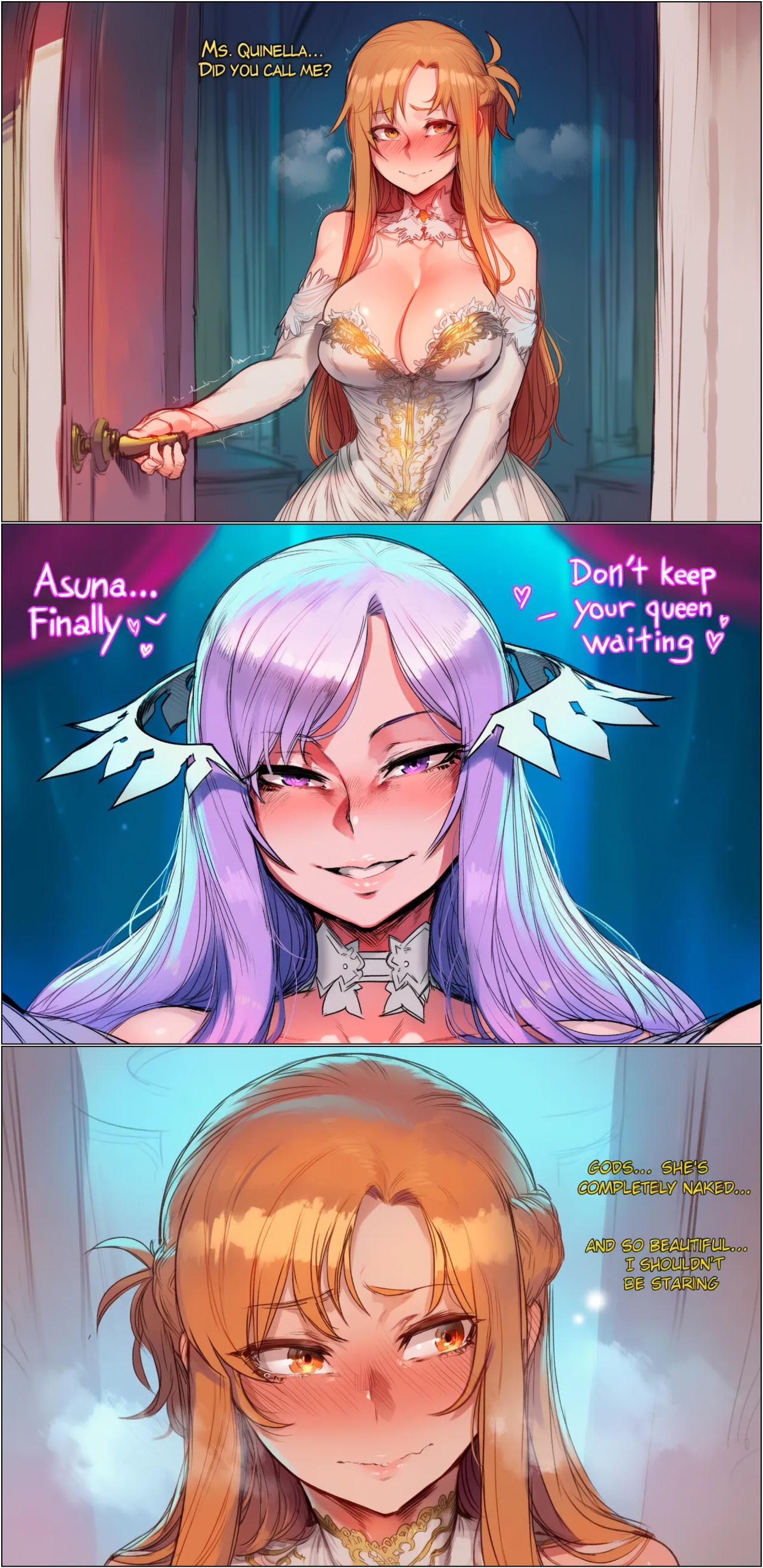 AI generated: Asuna And Quinella Porn Comics english 02