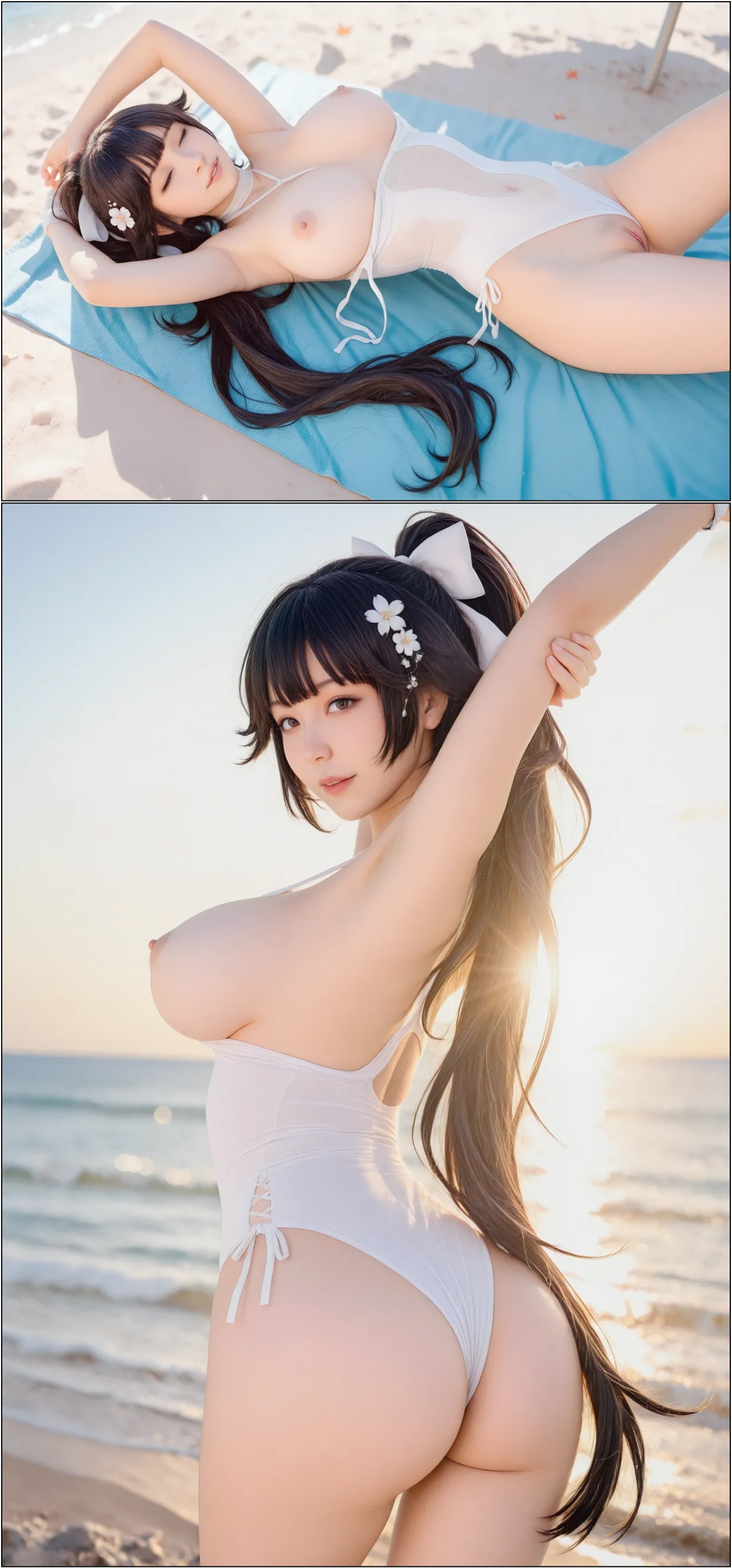 AI Generated: Takao By DyDy_Cos Porn Comics english 19