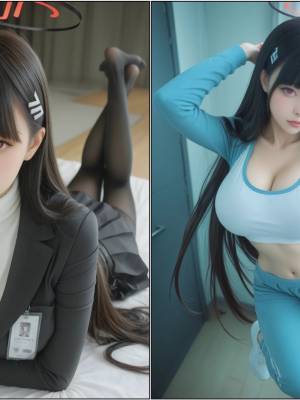 AI Generated: Tsukatsuki Rio By DyDy_Cos Porn Comics english 08