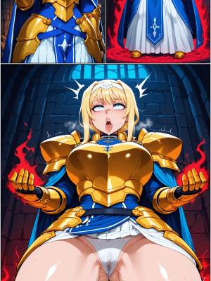 Alice Zuberg x BBC Porn Comics english 02