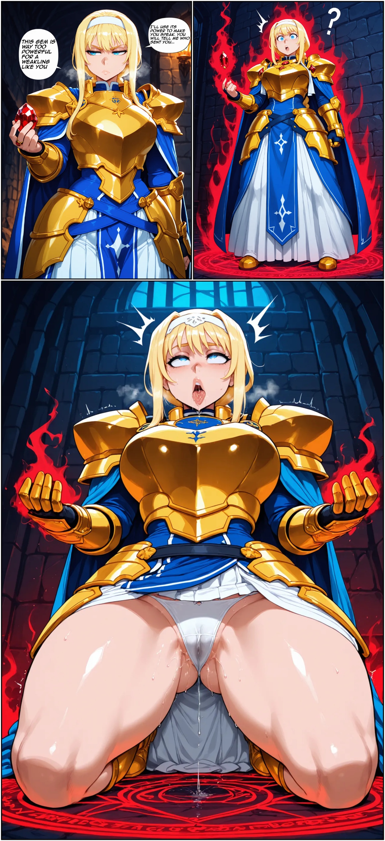 Alice Zuberg x BBC Porn Comics english 02