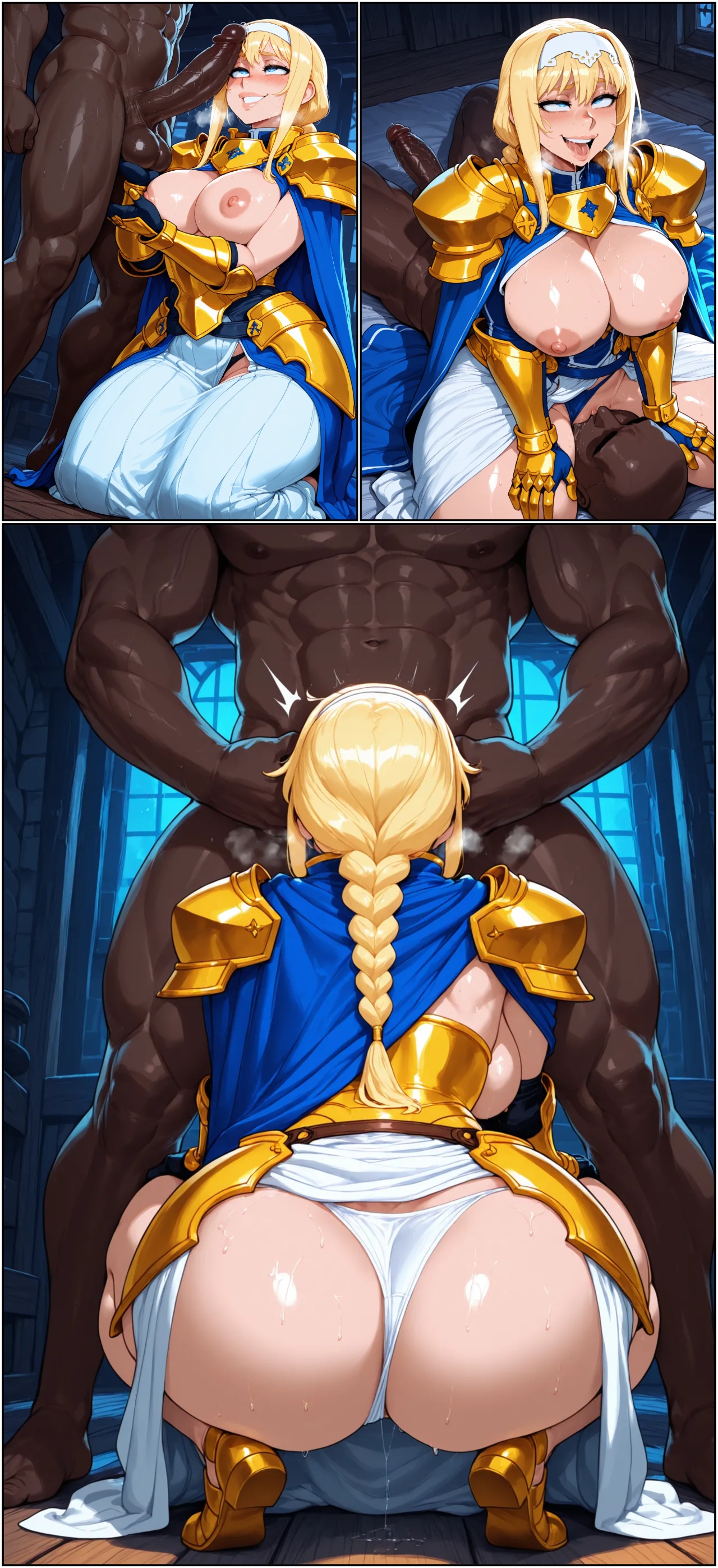 Alice Zuberg x BBC Porn Comics english 06